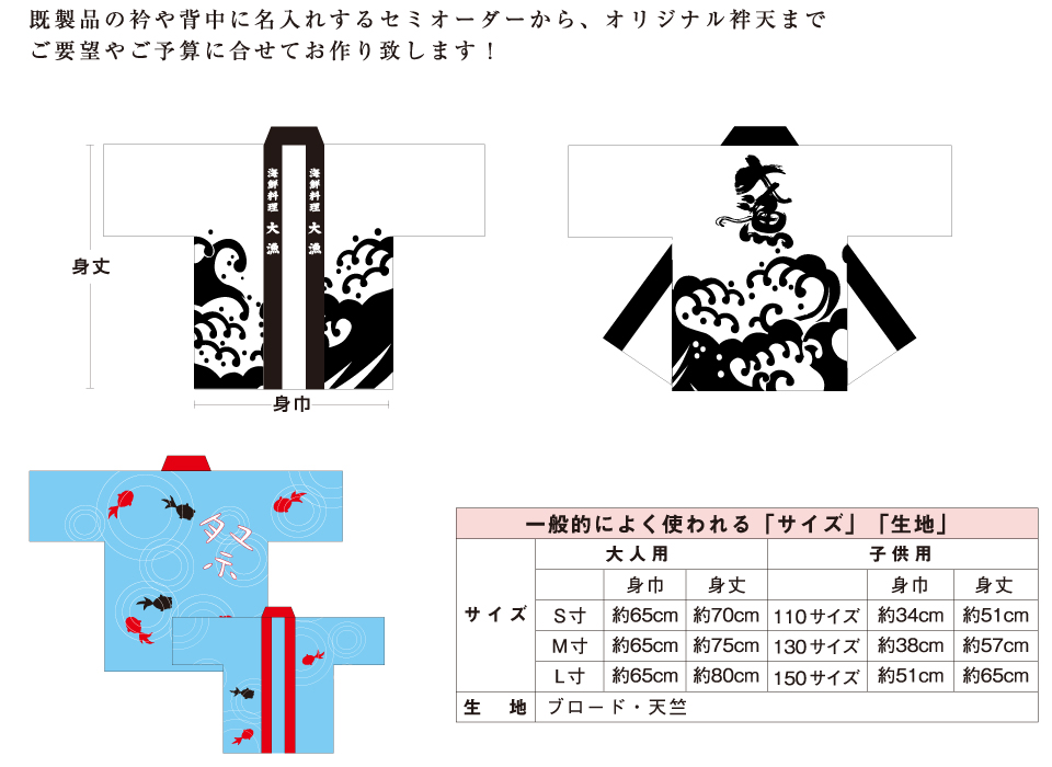 半被（一例）